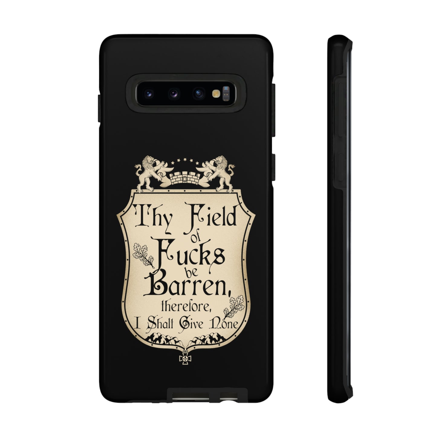 Thy Field of Fucks Be Barren, Therefore I Shalt Give None Phone Case