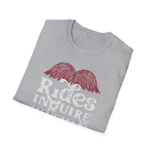 Load image into Gallery viewer, Mustache Rides - Inquire Within Cotton T-Shirt
