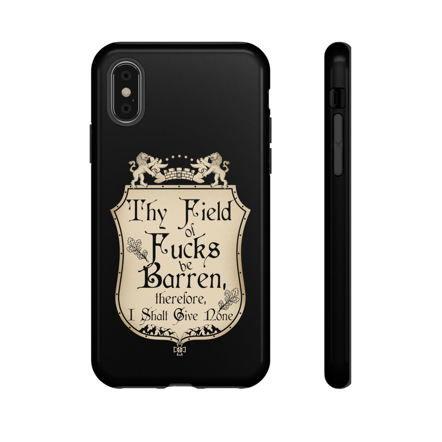 Thy Field of Fucks Be Barren, Therefore I Shalt Give None Phone Case