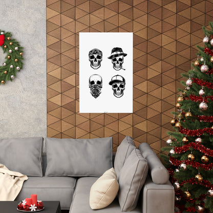 Thug Skulls Poster