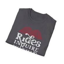 Load image into Gallery viewer, Mustache Rides - Inquire Within Cotton T-Shirt

