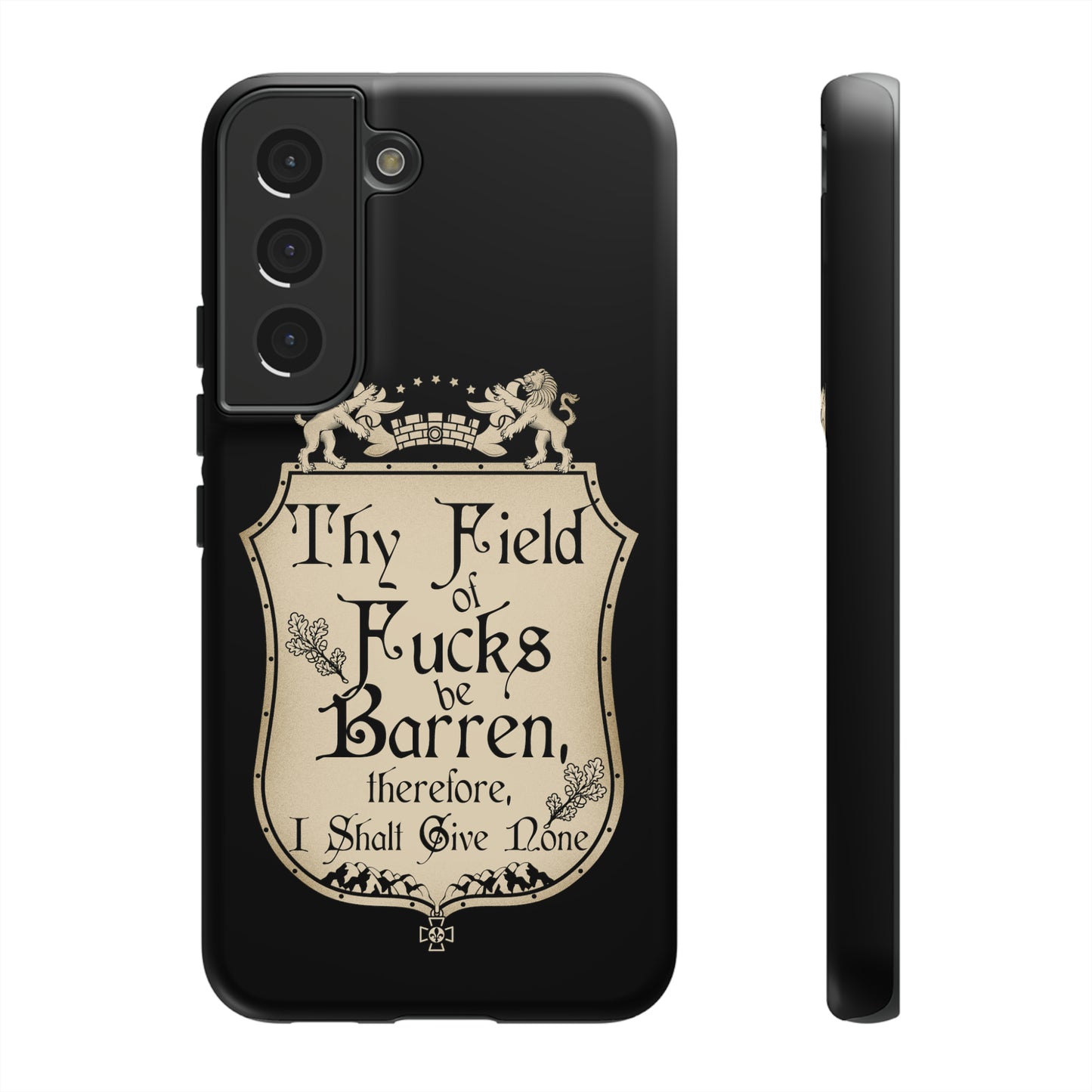 Thy Field of Fucks Be Barren, Therefore I Shalt Give None Phone Case