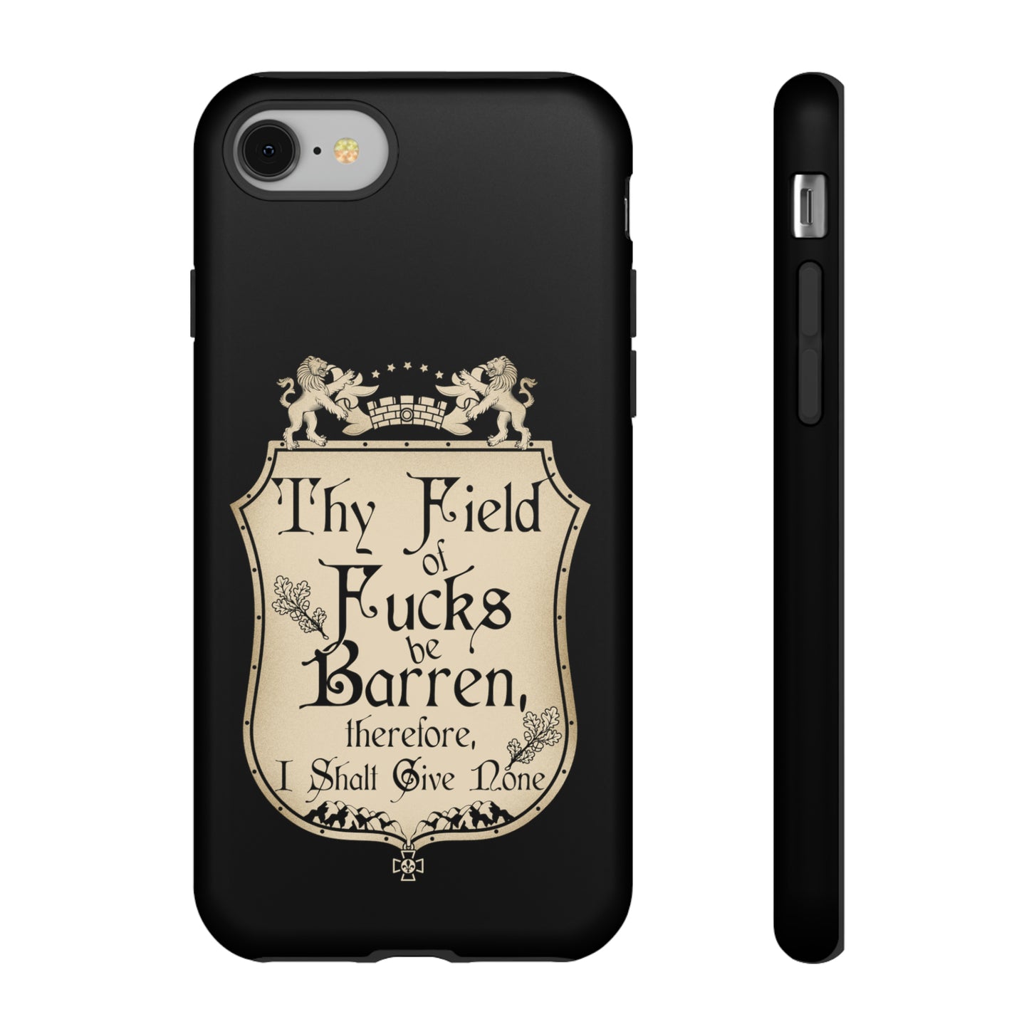 Thy Field of Fucks Be Barren, Therefore I Shalt Give None Phone Case