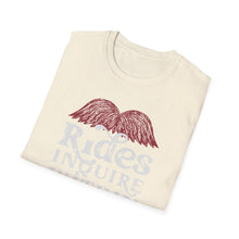 Load image into Gallery viewer, Mustache Rides - Inquire Within Cotton T-Shirt
