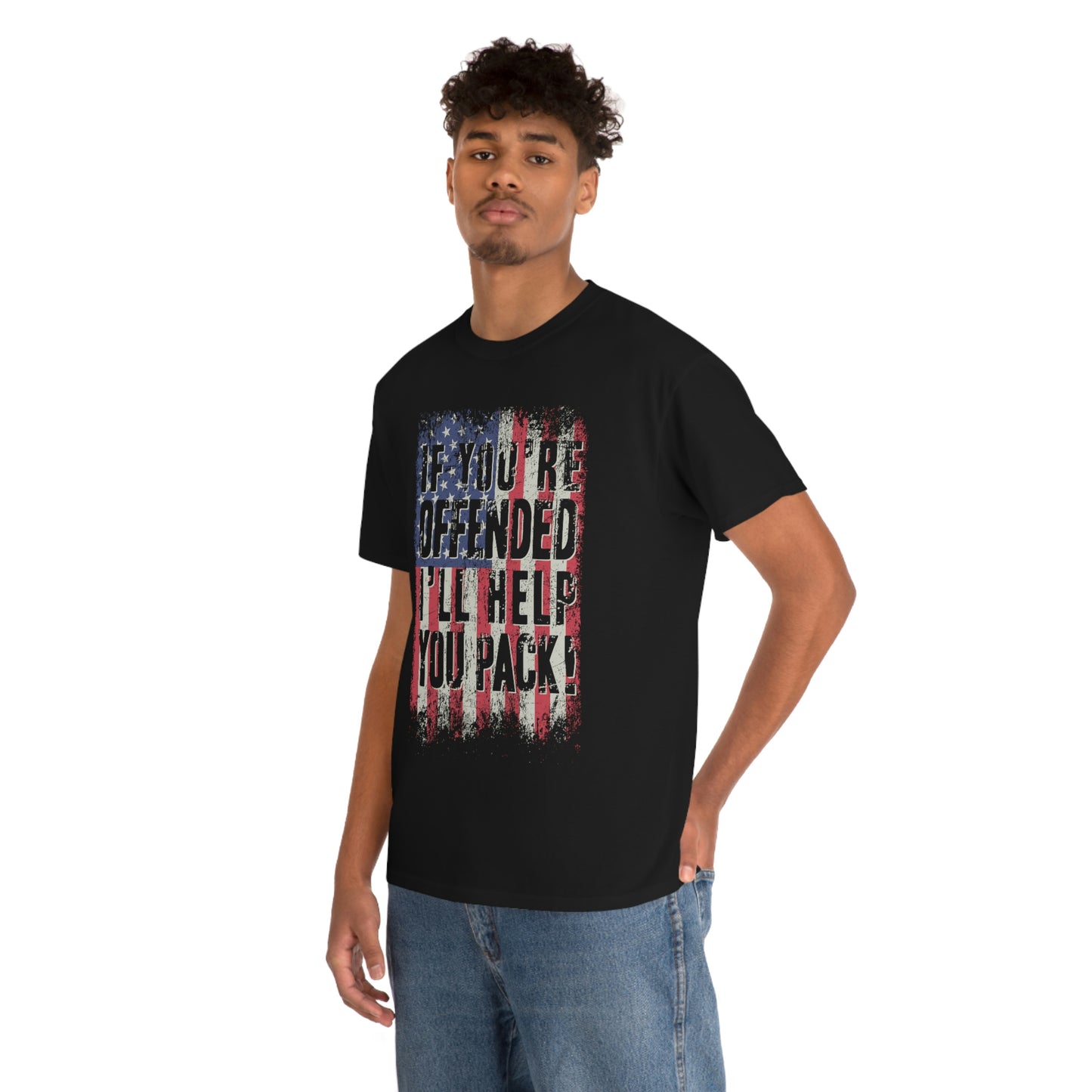 If You're Offended I'll Help You Pack - Pro America Shirt