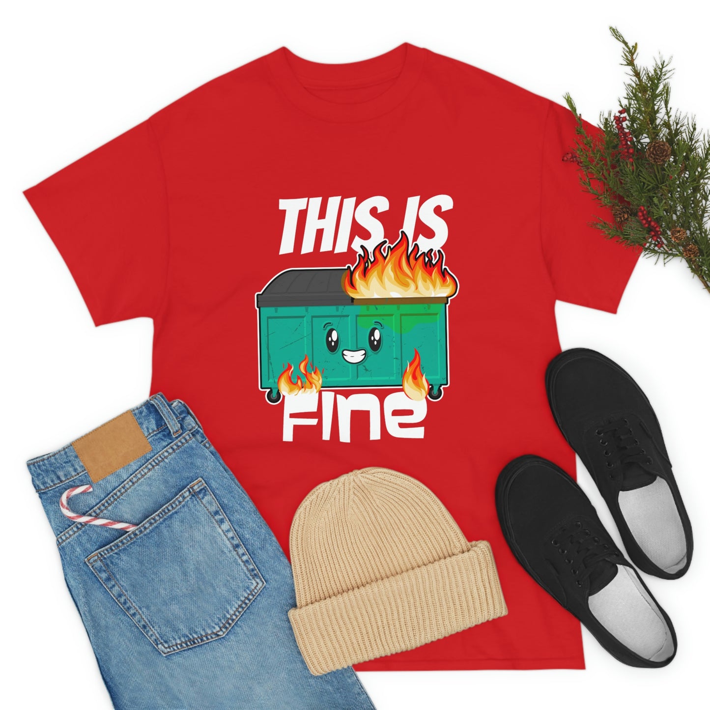 This Is Fine Tee