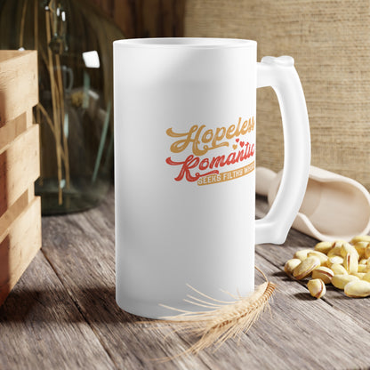 Hopeless Romantic Seeks Filthy Whore - Funny Beer Mug