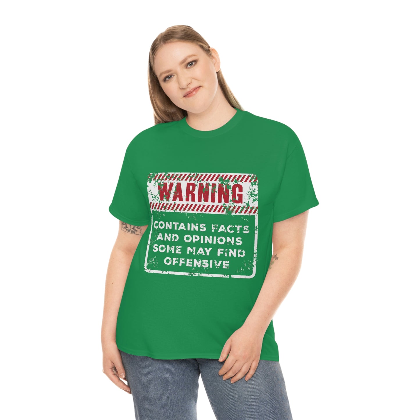 Warning: Contains Facts and Opinions Some May Find Offensive funny shirt