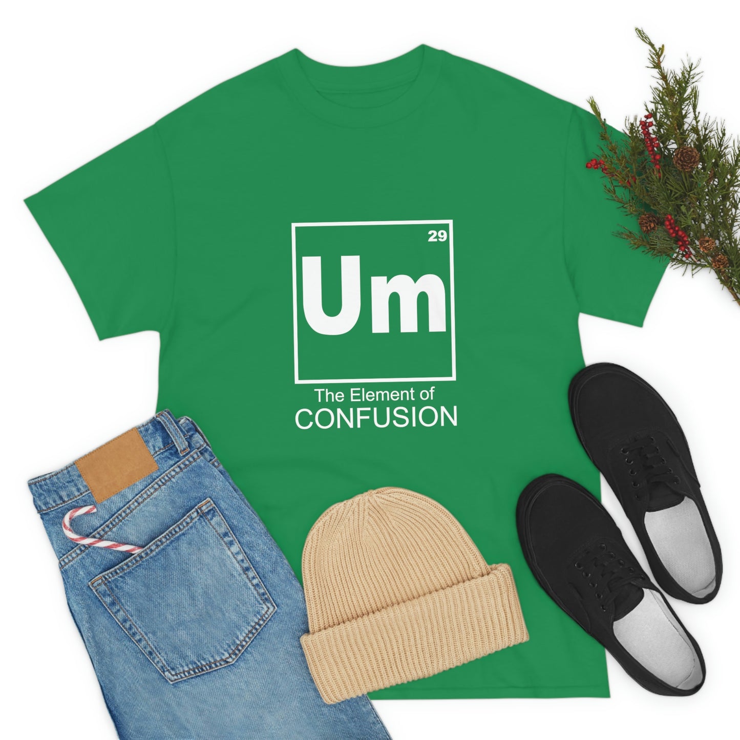 Um - The Element of Confusion Heavy Cotton Tee