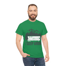 Load image into Gallery viewer, I Sleep Around Cotton - Funny Outdoors Shirt
