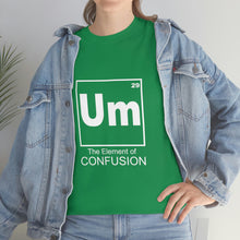 Load image into Gallery viewer, Um - The Element of Confusion Heavy Cotton Tee
