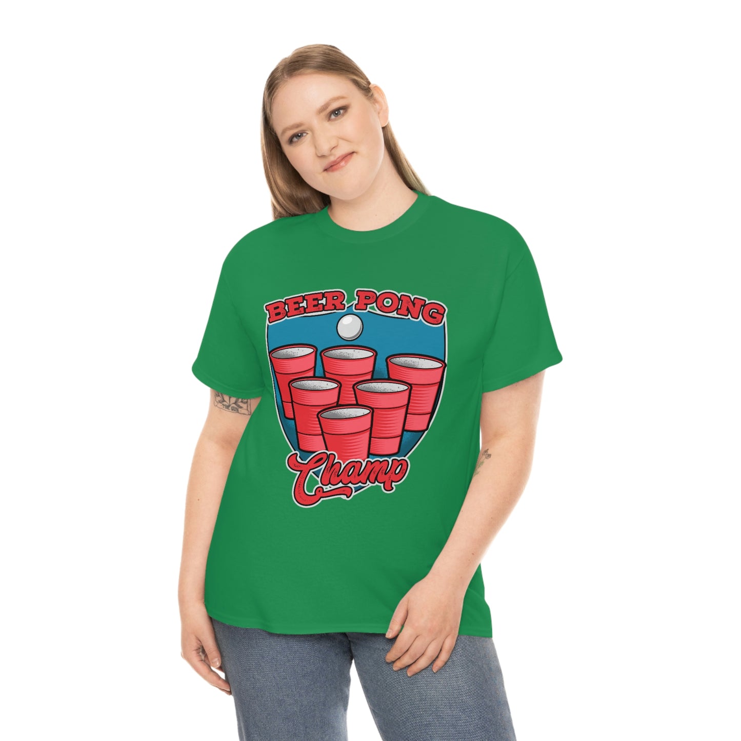 Beer Pong Champ - Funny Drinking Shirt