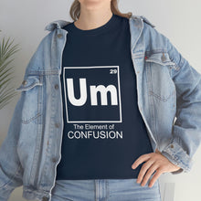 Load image into Gallery viewer, Um - The Element of Confusion Heavy Cotton Tee
