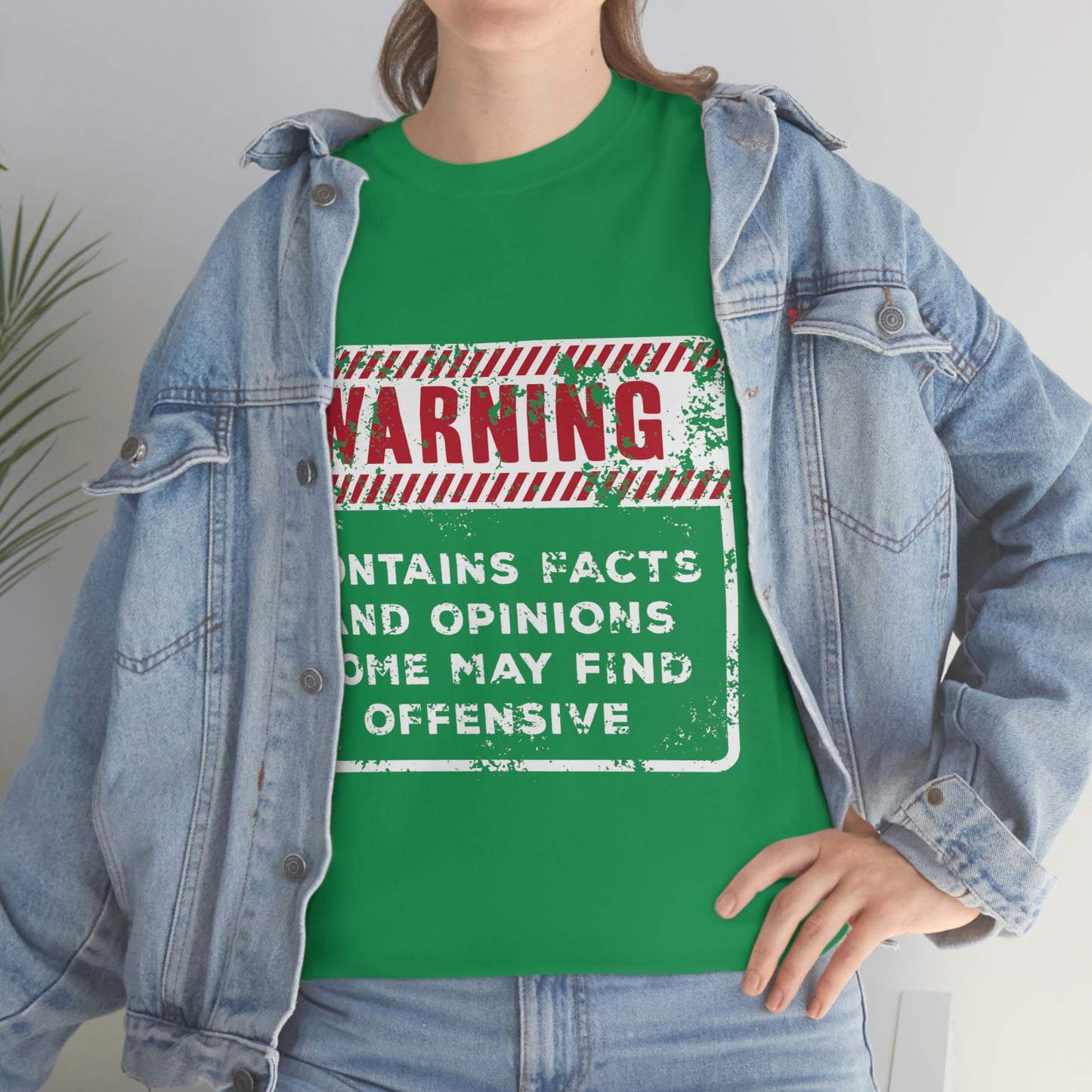 Warning: Contains Facts and Opinions Some May Find Offensive funny shirt