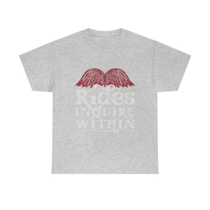 Mustache Rides - Funny Shirt