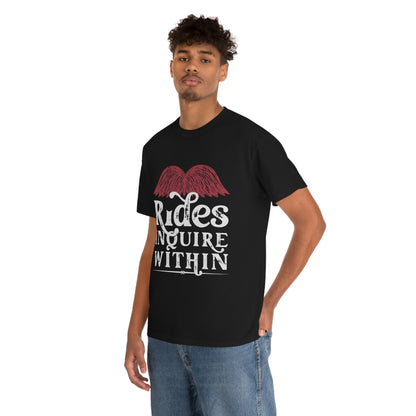 Mustache Rides - Funny Shirt